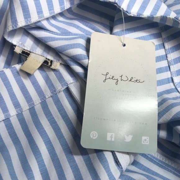 Lily White Ruffle Front Skort Size Large - Picture 7 of 8